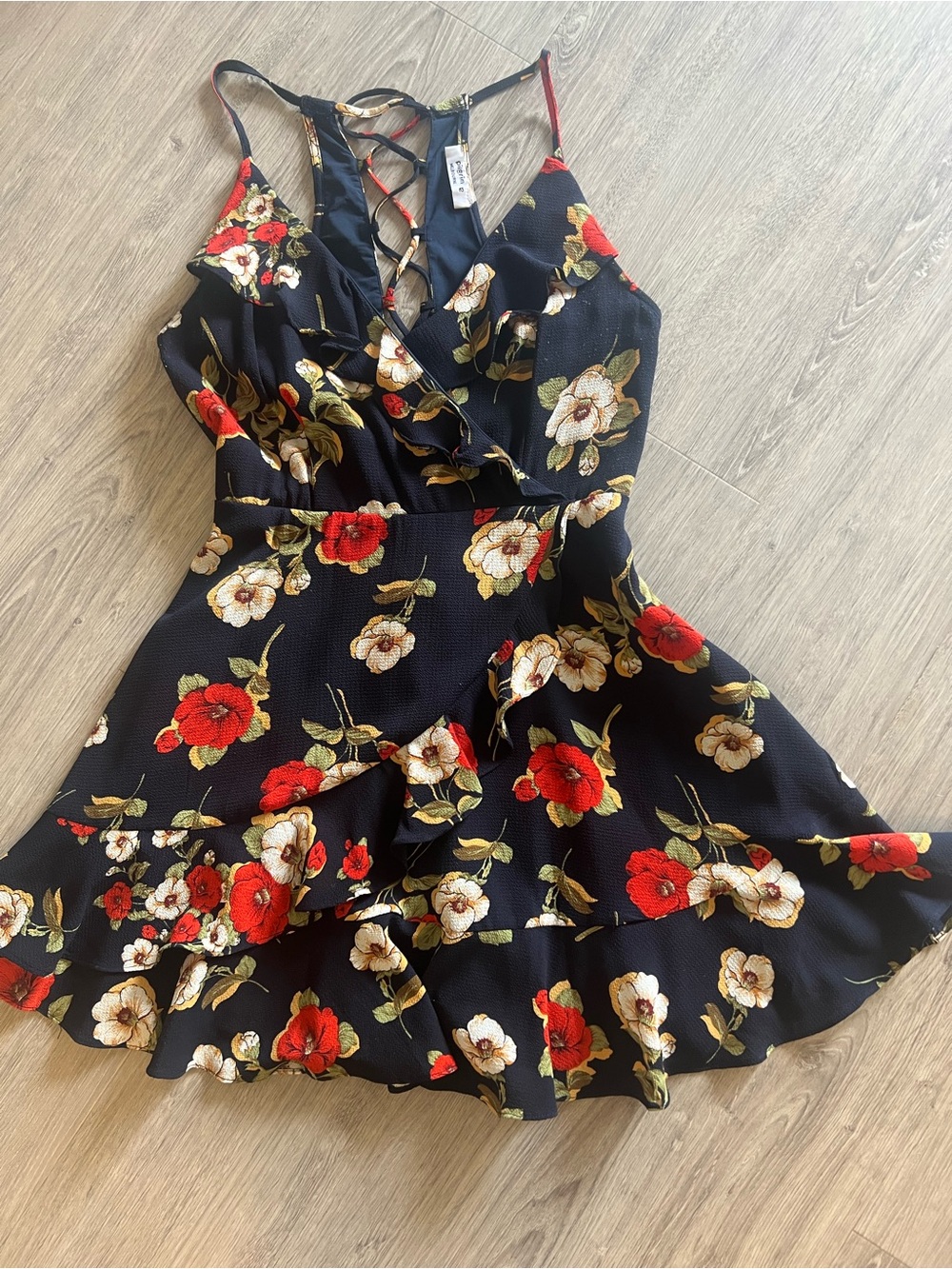 Pilgrim Melbourne | Ruffle Mini Dress | Feminine | Romantic | Floral